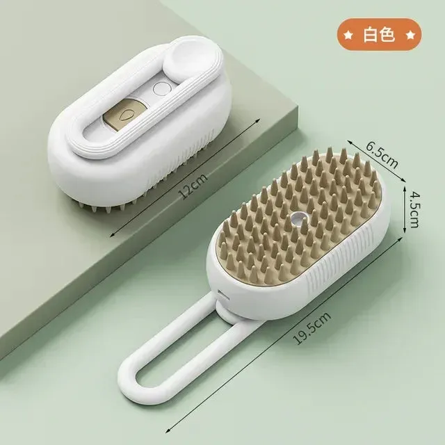 3-in-1 Cat Steamy Brush – Professional Grooming Tool for Dogs & Cats