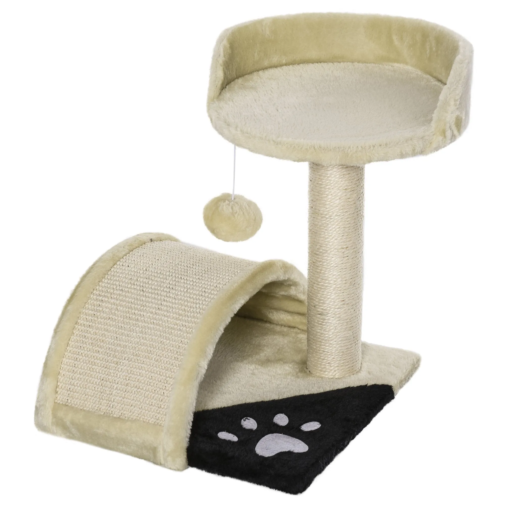 36Lx36Wx44H cm Cat Tree Scratching Post-Beige