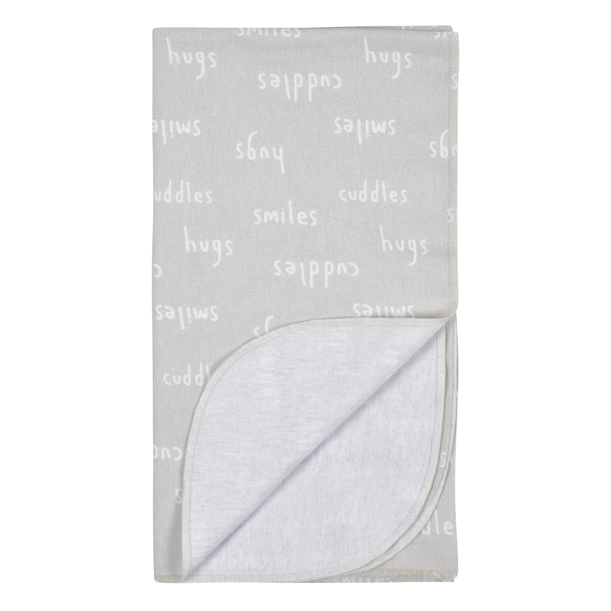 4-Pack Baby Neutral Vegetables Flannel Blankets