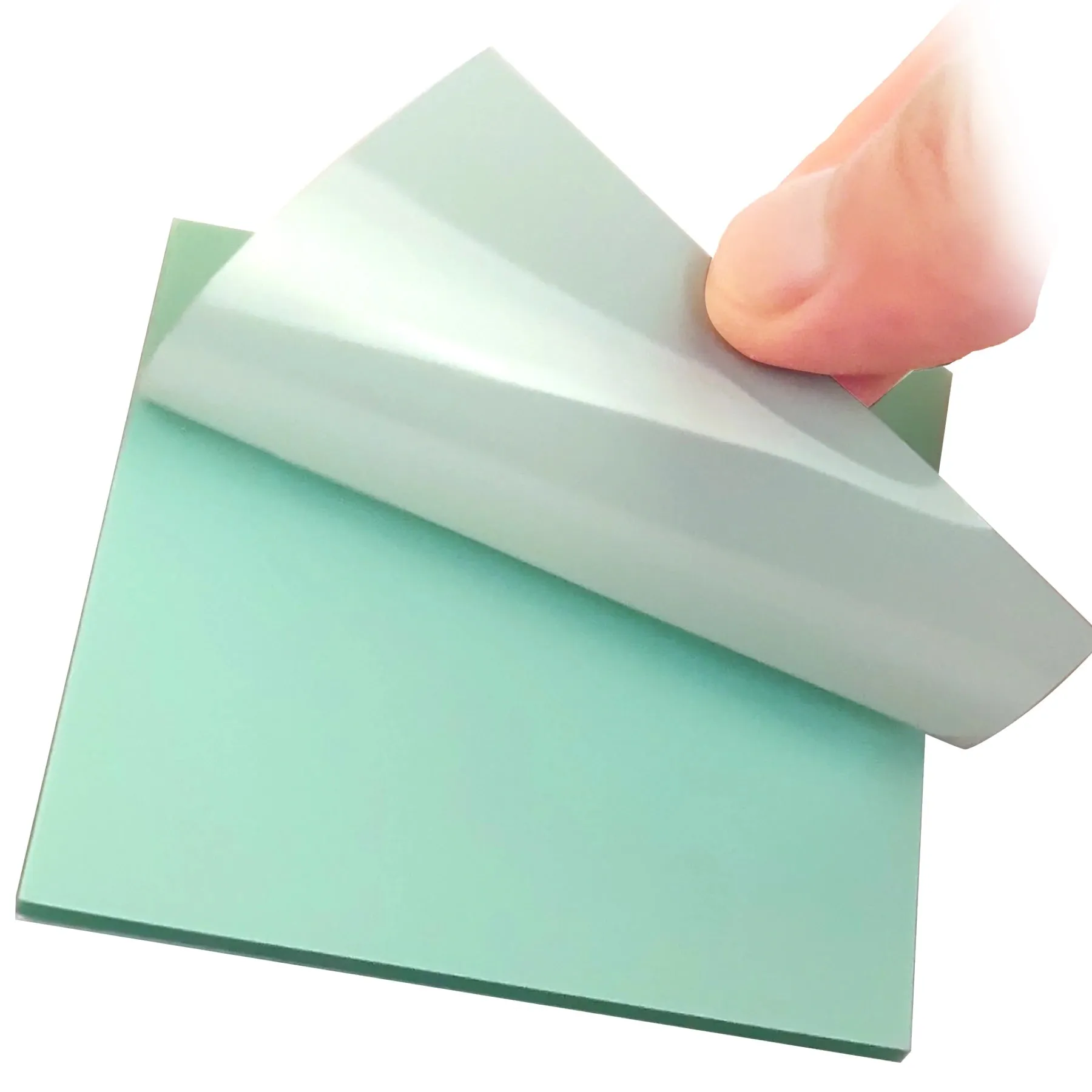 50 Sheets Creative Transparent PET Waterproof Sticky Note Pads
