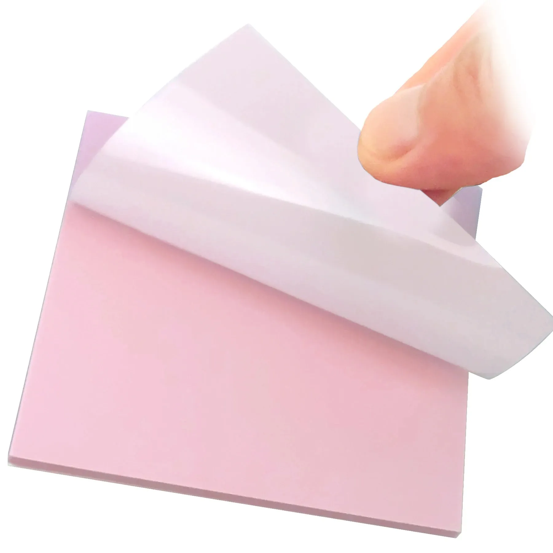 50 Sheets Creative Transparent PET Waterproof Sticky Note Pads