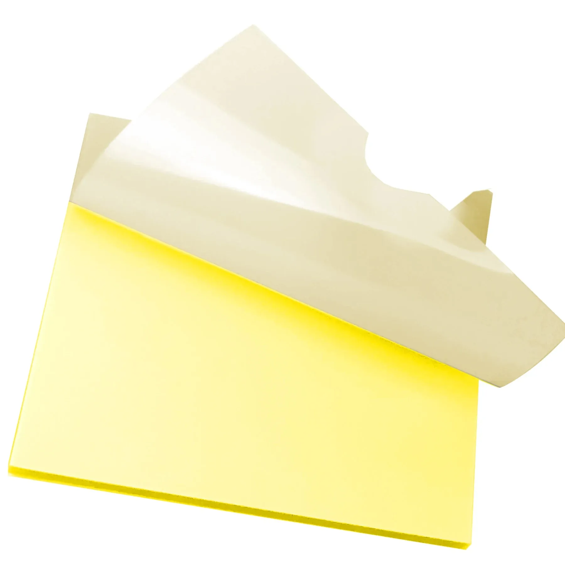 50 Sheets Creative Transparent PET Waterproof Sticky Note Pads