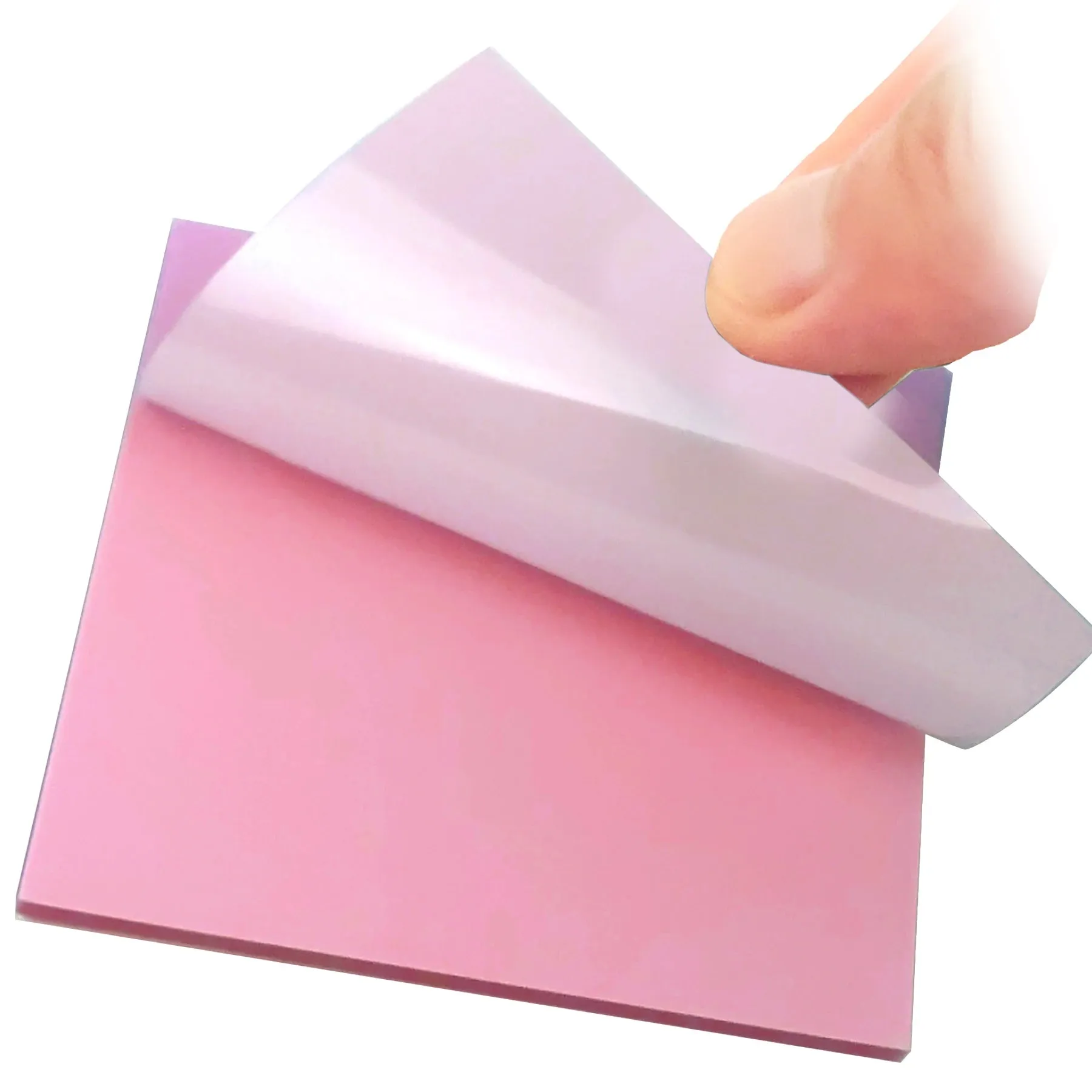 50 Sheets Creative Transparent PET Waterproof Sticky Note Pads