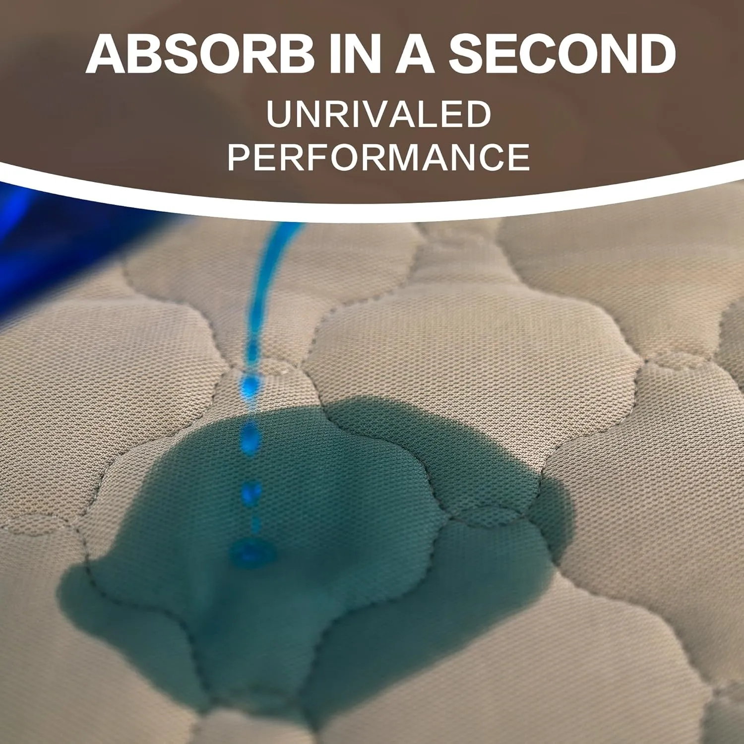 Alsunny Hospital Grade Incontinence Pads - 36x52 Waterproof & Washable, Heavy Absorbency, Non-Slip for Elderly & Pets (4 Pack) Hide Stains Adult Bed Protector