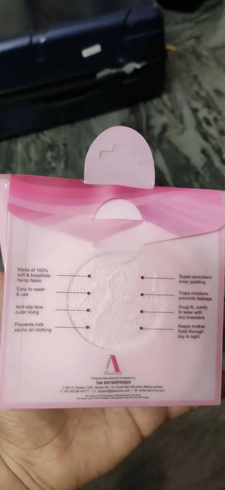 ANOMA Washable Nursing Breast Pads