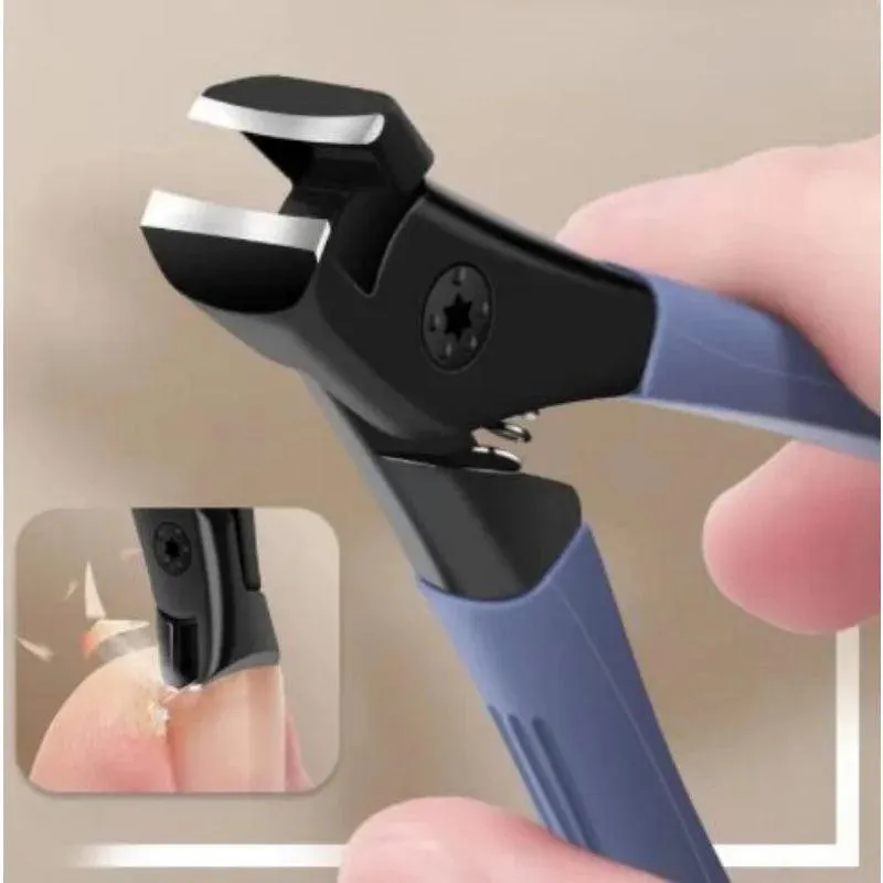 Anti-Splash Nail Clippers, Stainless Steel Precision Blades, Ergonomic Grip, Mess-Free Nail Care for Fingernails & Toenails