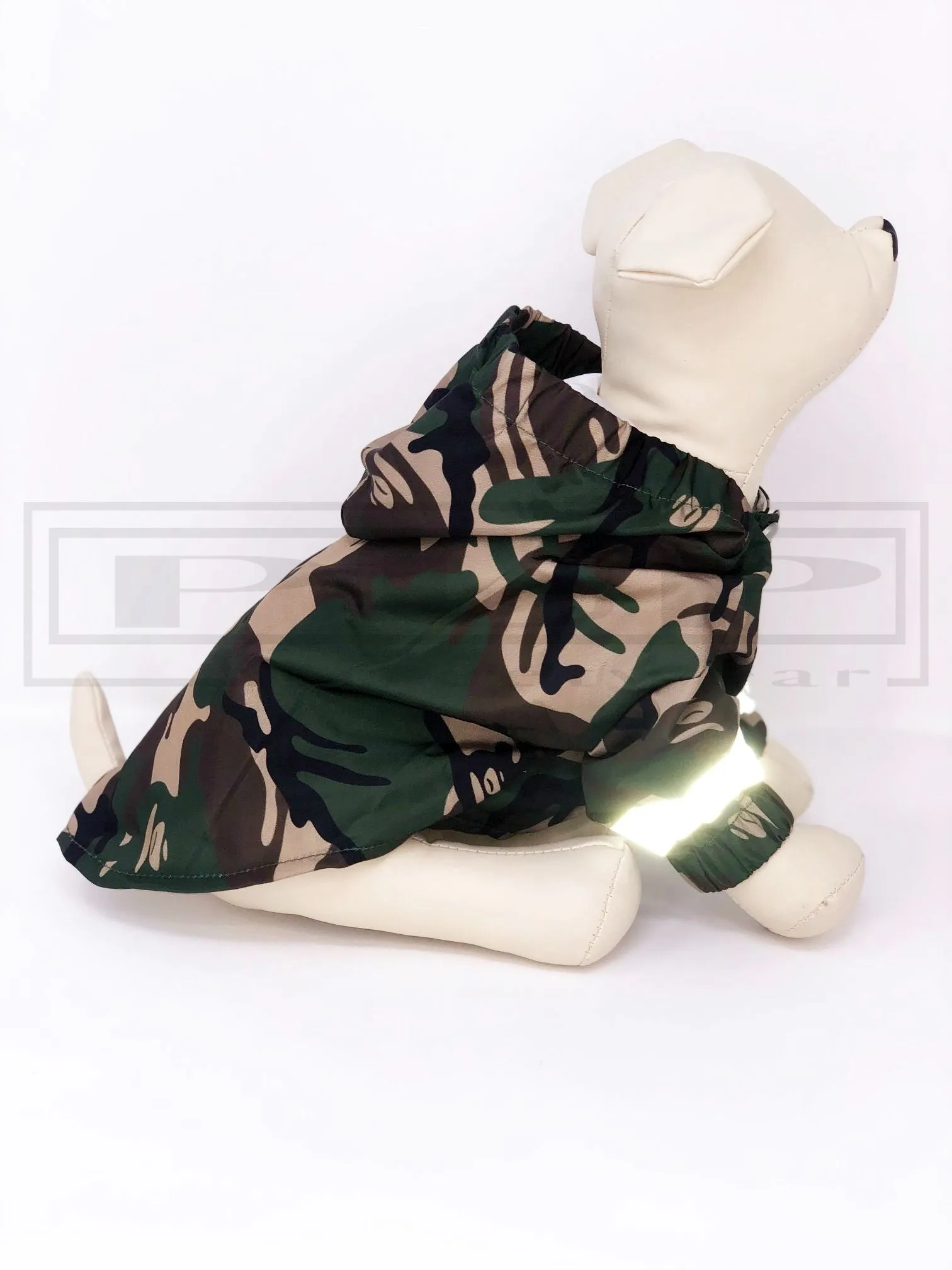 Baaper Camo Reflective Windbreaker Hooded Jacket