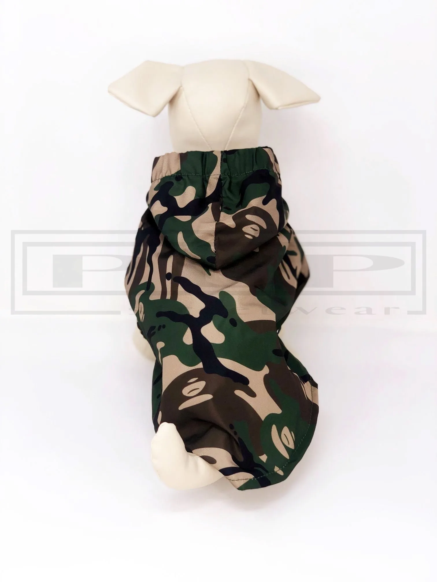 Baaper Camo Reflective Windbreaker Hooded Jacket