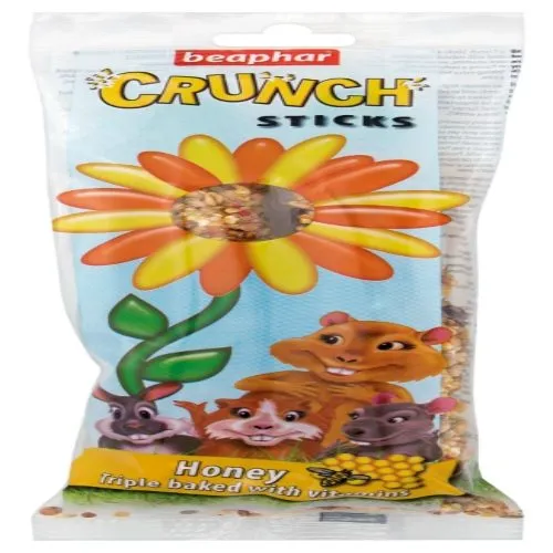 Beaphar Small Animal Crunch Sticks Honey & Vitamins