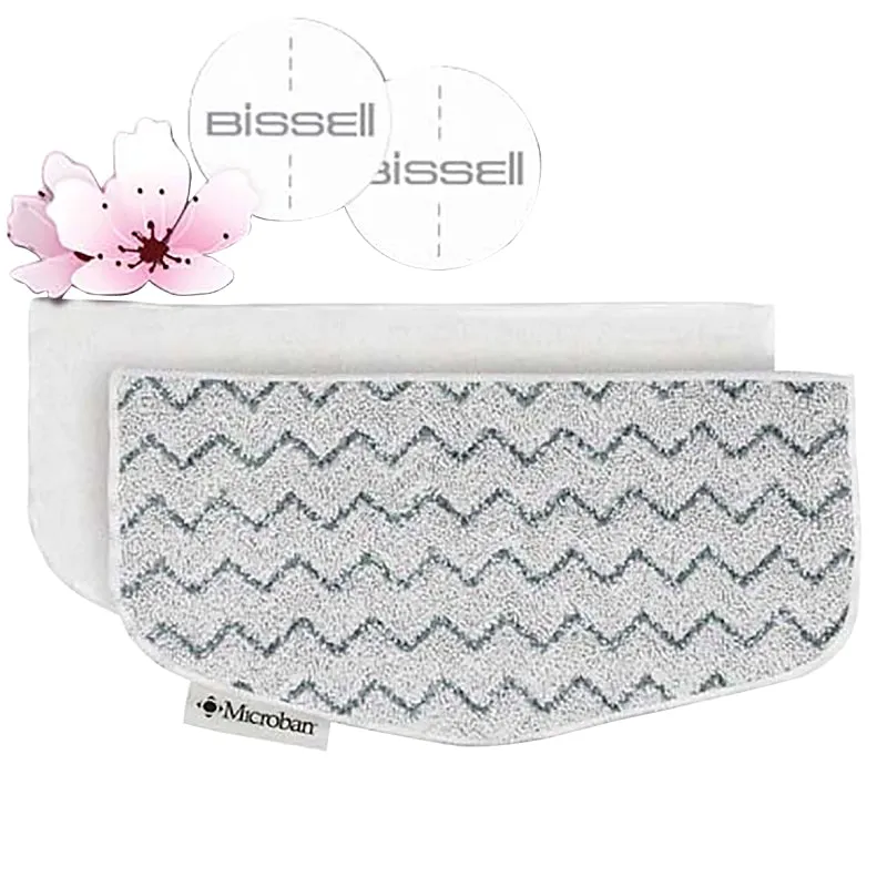 Bissell PowerFresh 5938 Mop Pad Kit, Microfiber Cloth, Machine Washable: Yes :EA: QUANTITY: 1
