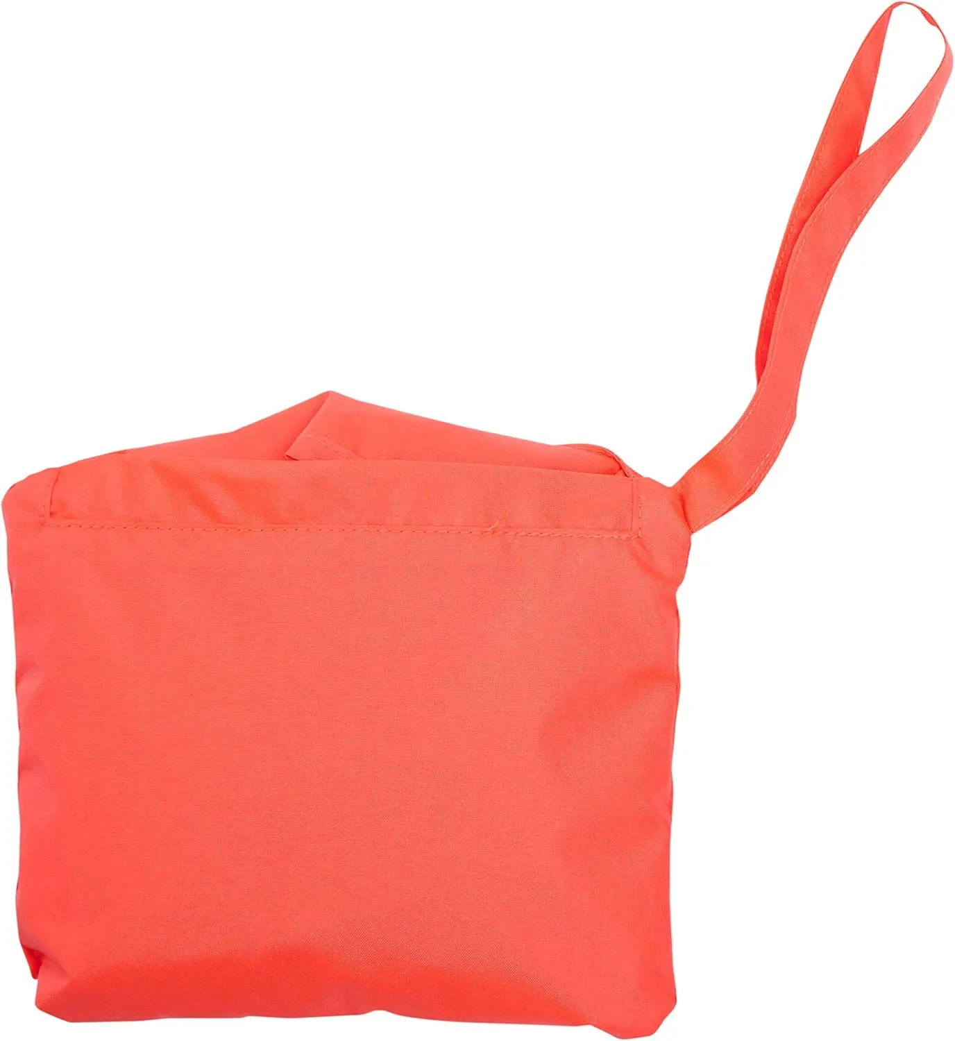 Blueberry Pet 4 Colors 12" Lightweight Packable Hooded Dog Rain Poncho with 3M Reflective Safety Tapes in Bright Orange, Pack of 1 Outdoor Rain Jacket for Dogs
