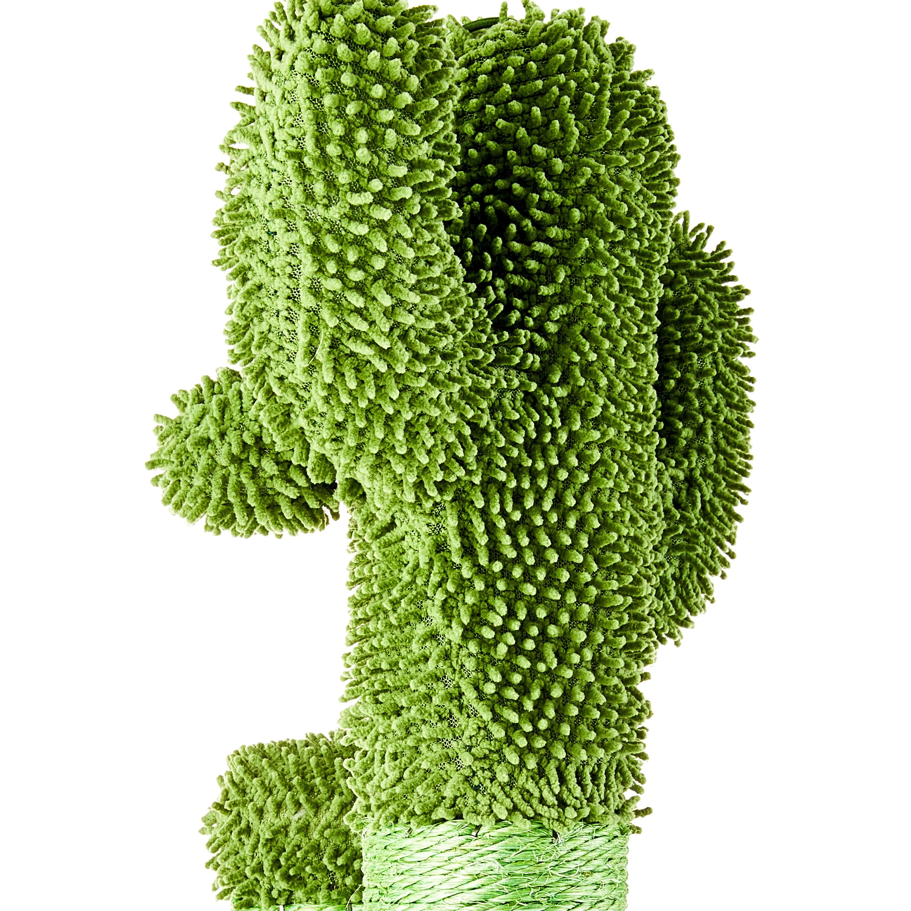 Cactus 3-Arm Chenille, Sisal & Jute Cat Scratching Post with Cat Toy