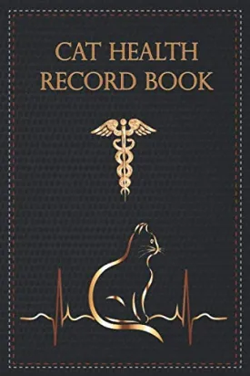 Cat Health Record Book: Cat Vaccination Record Book | Vaccination Record For Kitten And Cat | Pet Cat Health & Vaccine Records | Cat Medical & Vet ... for Cat Owners and Lovers | 110 pages, 6"x9" Paperback  July 7, 2020
