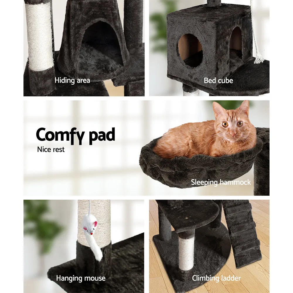 Cat Tree 193cm, Wood Scratching Post Tower Condo