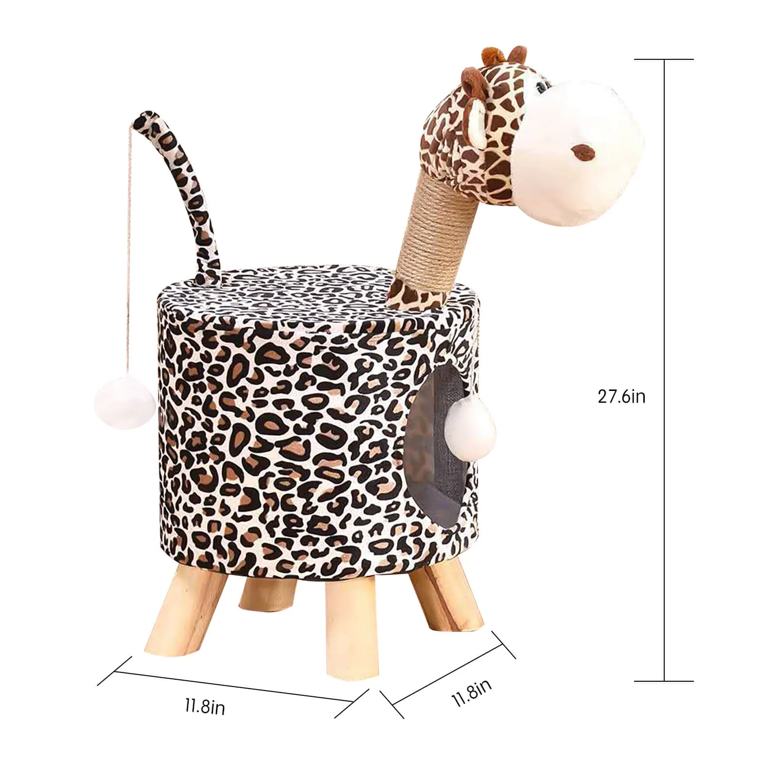 Cat Tree Condo Tower Pet Play House with Scratching Posts