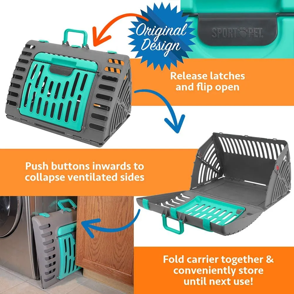 Designs Foldable Travel Cat Carrier
