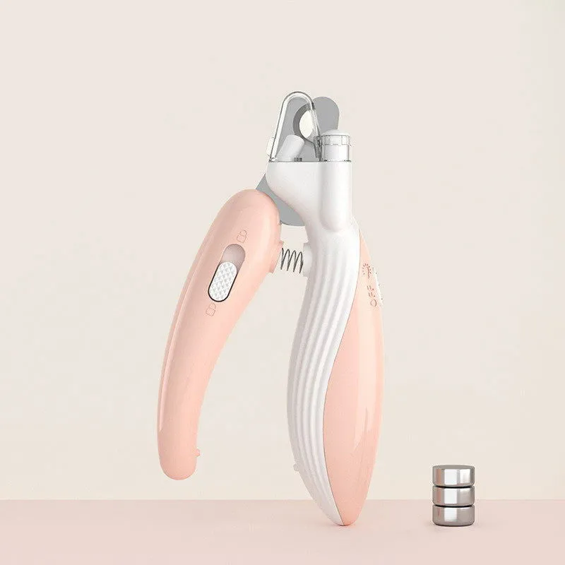 Electric LED Light Pet Nail Clippers