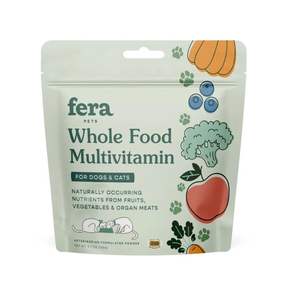 Fera Pets Dogs & Cats Whole Food Vitamin 3.7oz