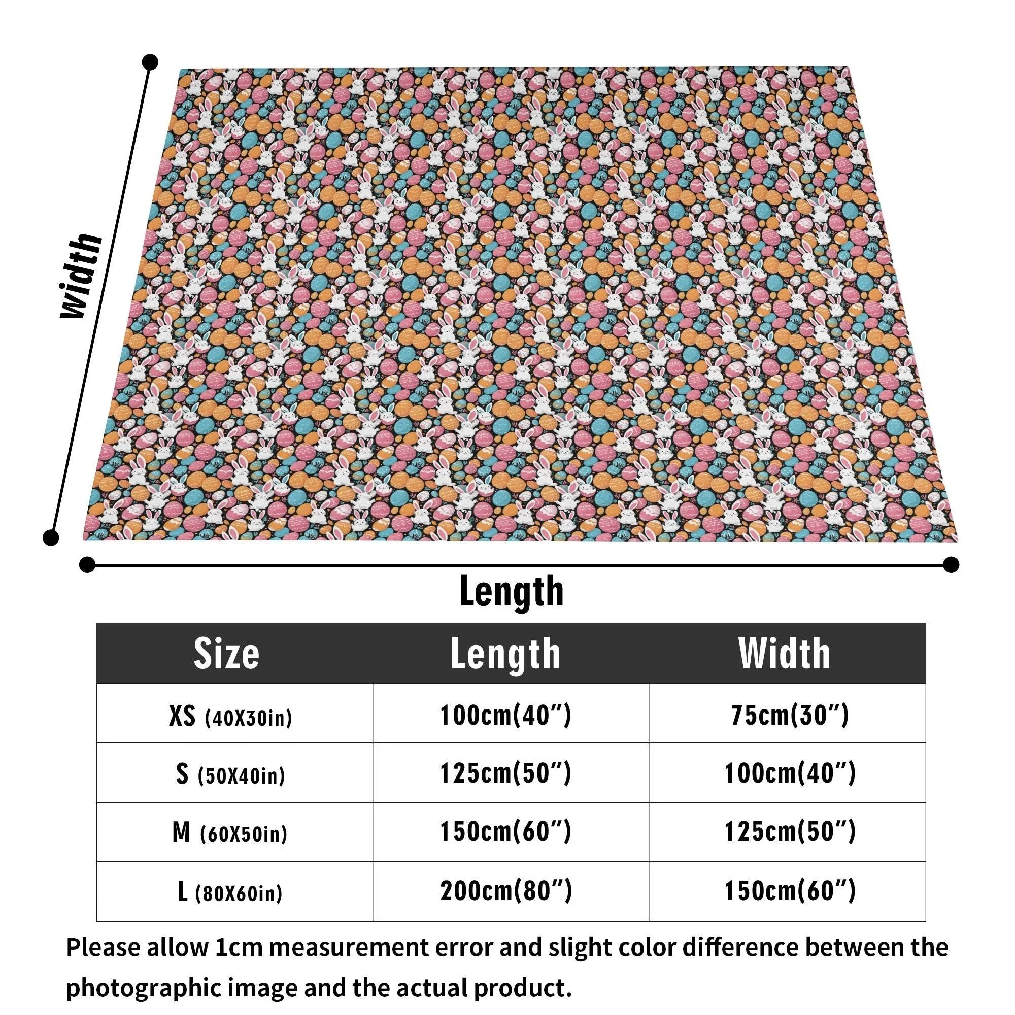 Fun Bunny Flannel Breathable Blanket 4 Sizes