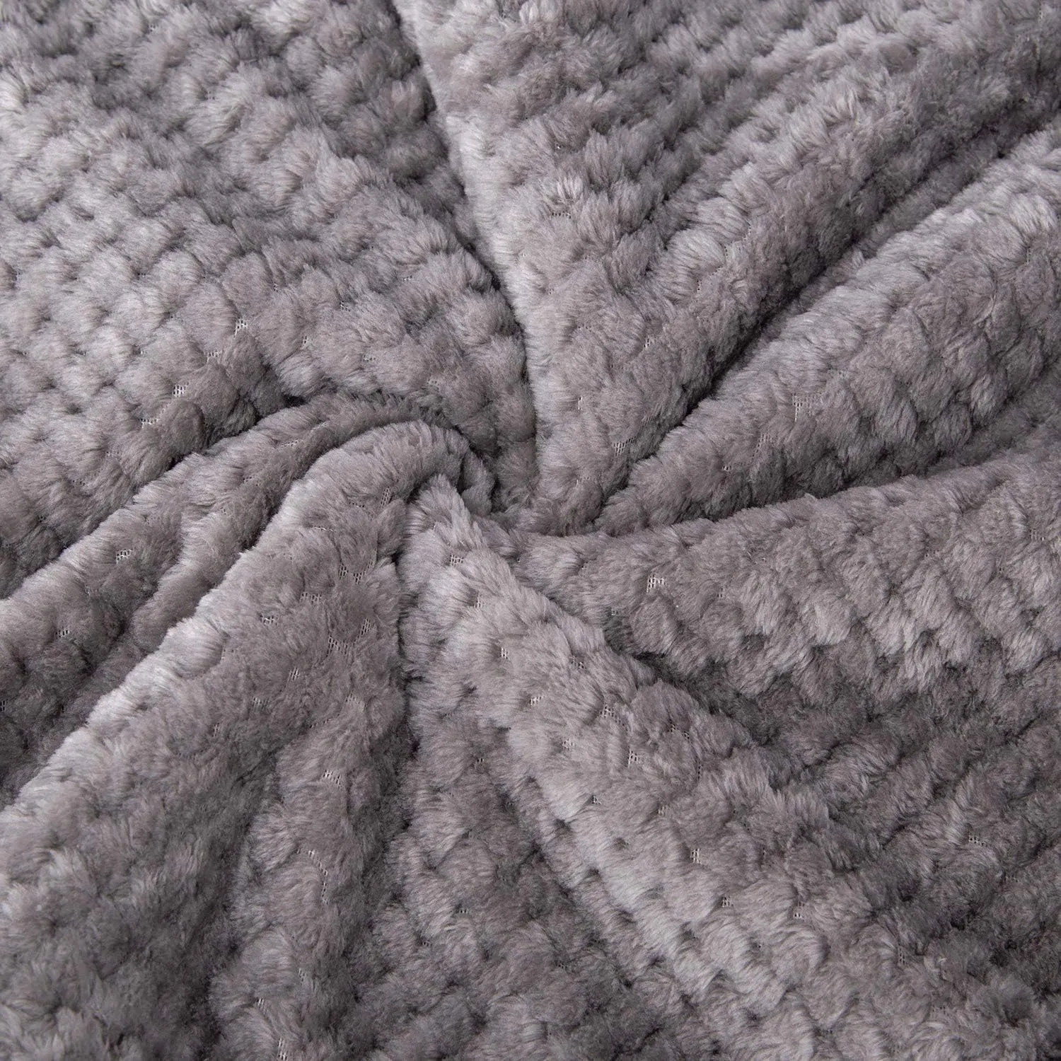 Fuzzy Dog Blanket or Cat Blanket or Pet Blanket, Warm and Soft, Plush Fleece Receiving Blankets for Dog Bed and Cat Bed, Couch, Sofa, Travel and Outdoor, Camping (Blanket (24" x 32"), DG-Flint Gray)