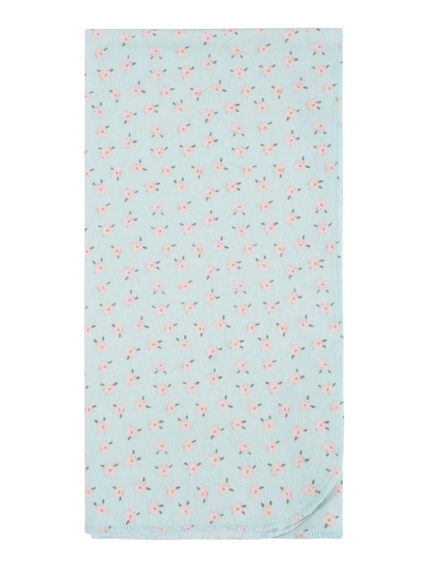 Gerber Baby Girls 100% Cotton Flannel Receiving Blankets, 5-Pack