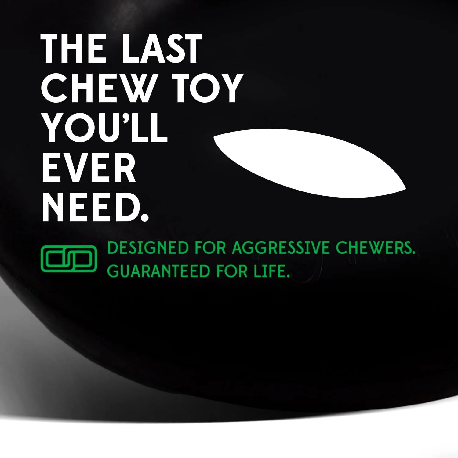 Goughnuts  Dog Toys for Aggressive Chewers | Virtually Indestructible Pull Toy for Breeds Such as Pit Bulls and German Shepherds | Heavy Duty Tug Dog Toy | Medium | Green