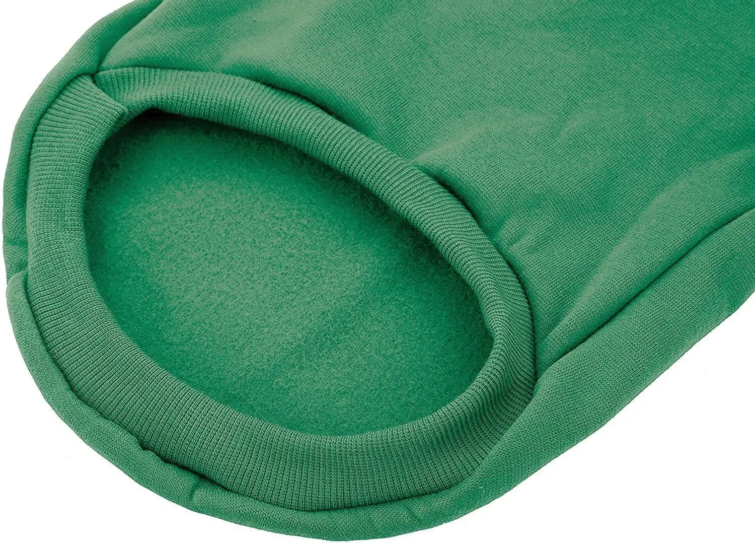 Green Dog Hoodie, Dog Clothes for Large Dogs, Fleece Dog Sweater