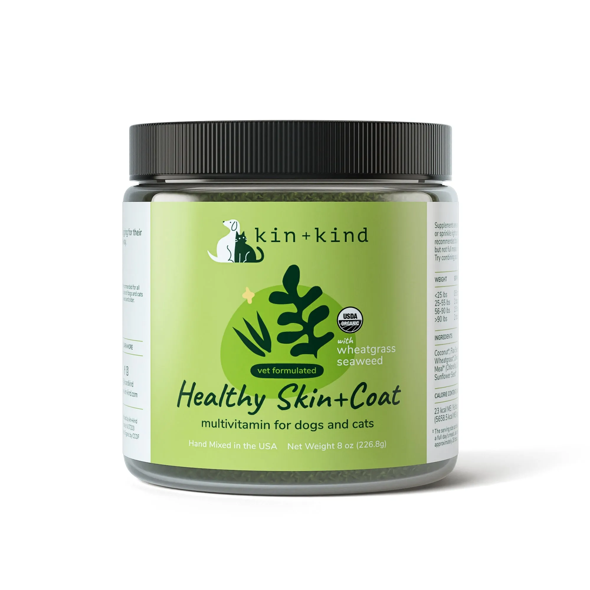 Healthy Skin and Coat Powder Supplement for Dogs and Cats