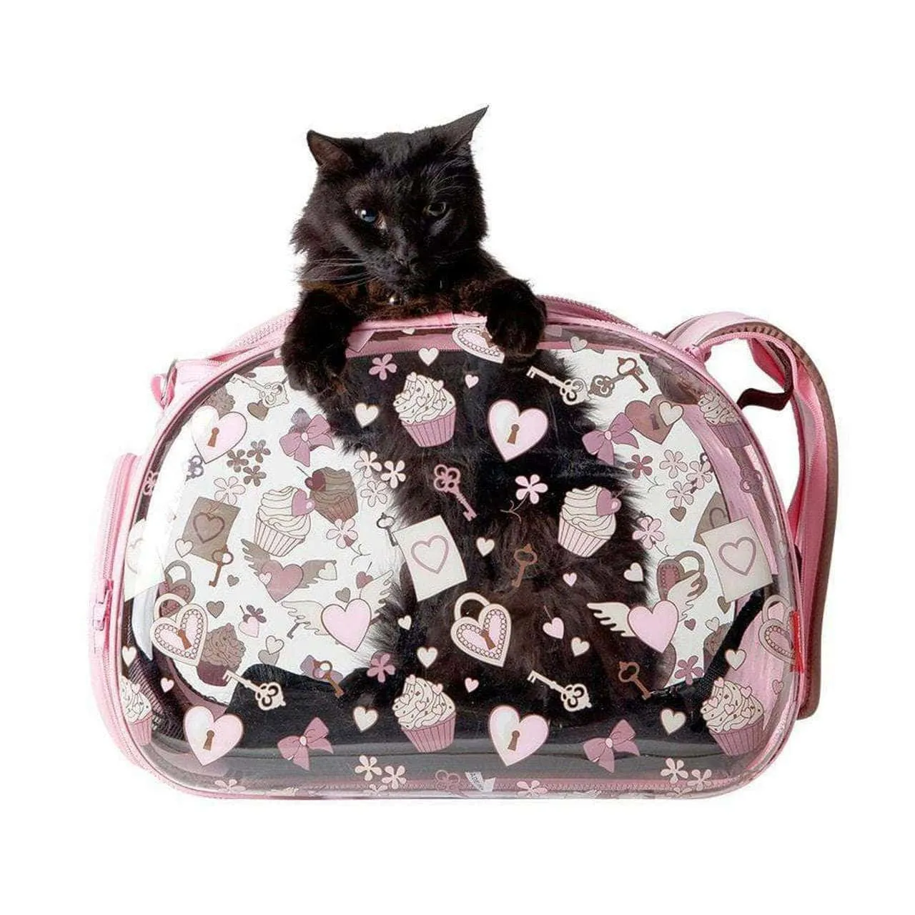 Ibiyaya Hello World Pet Carrier | Transparent Hard Rock