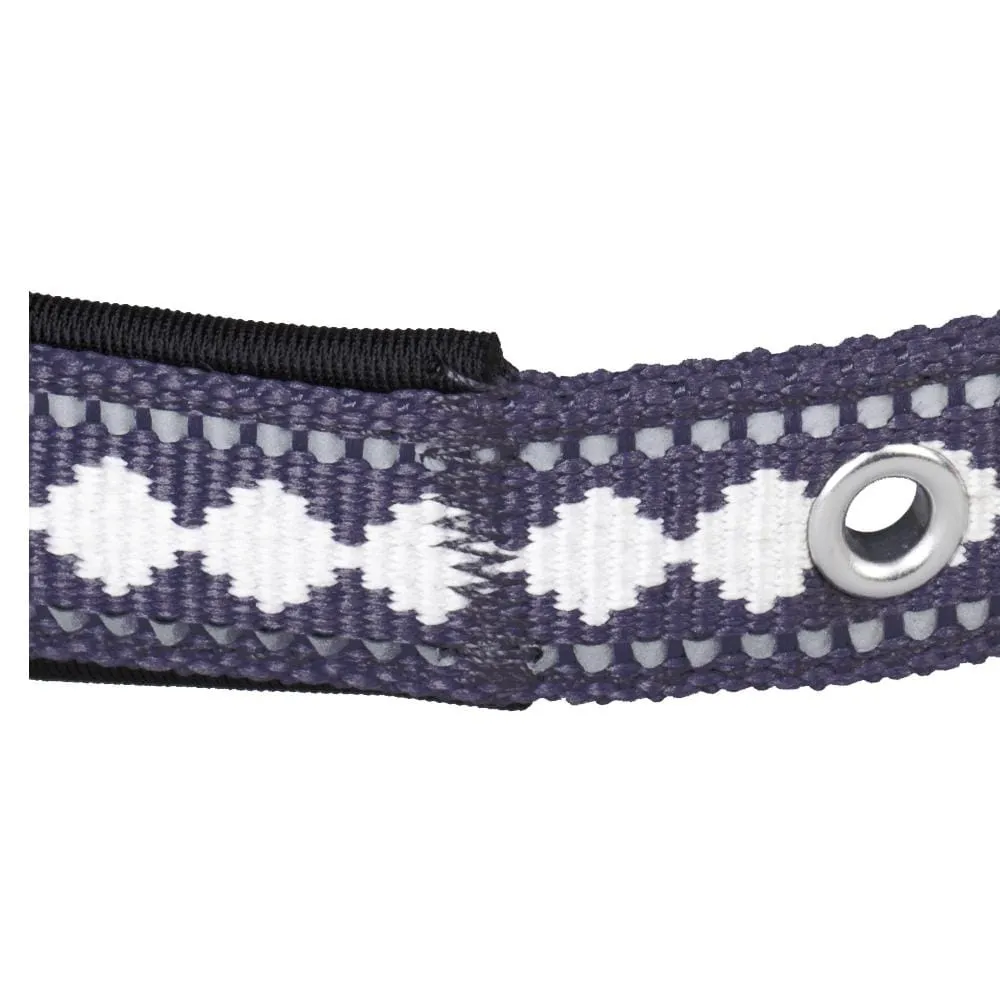 Jacquard Dog Collar with 3M Reflective Neoprene Padding