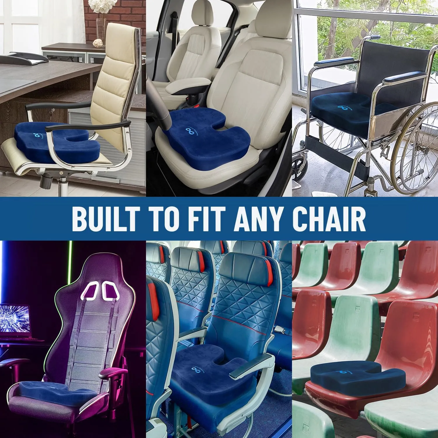 Memory Foam Seat Cushions for Office Chairs
