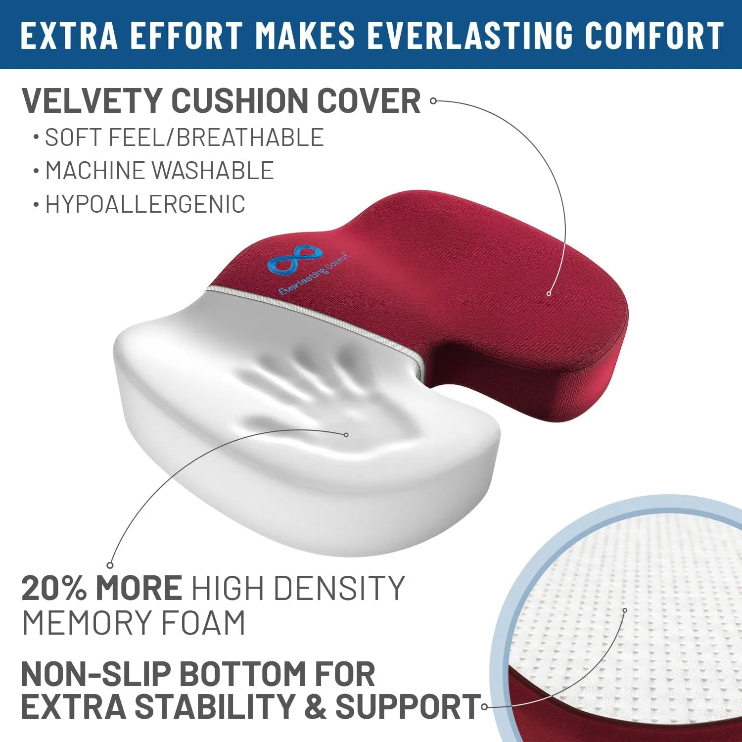 Memory Foam Seat Cushions for Office Chairs
