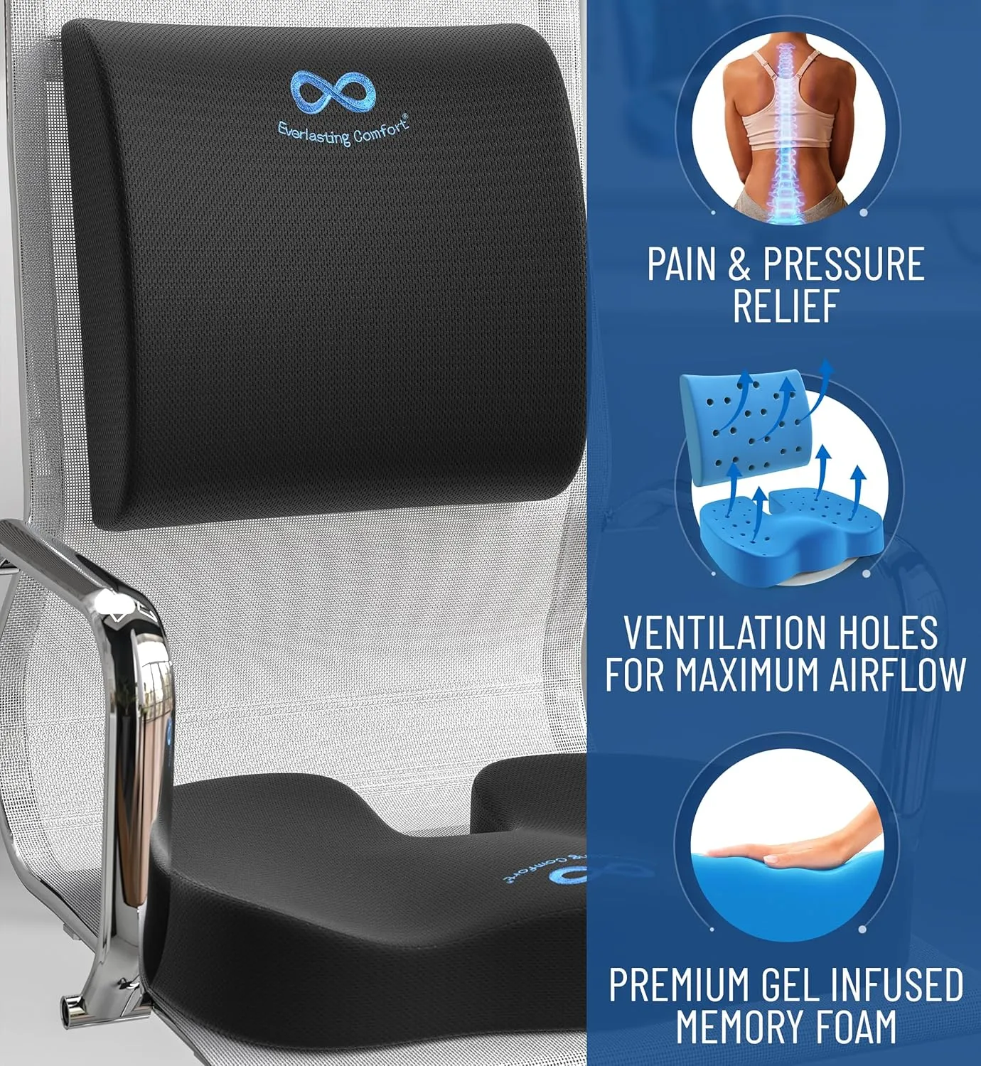Memory Foam Seat Cushions for Office Chairs