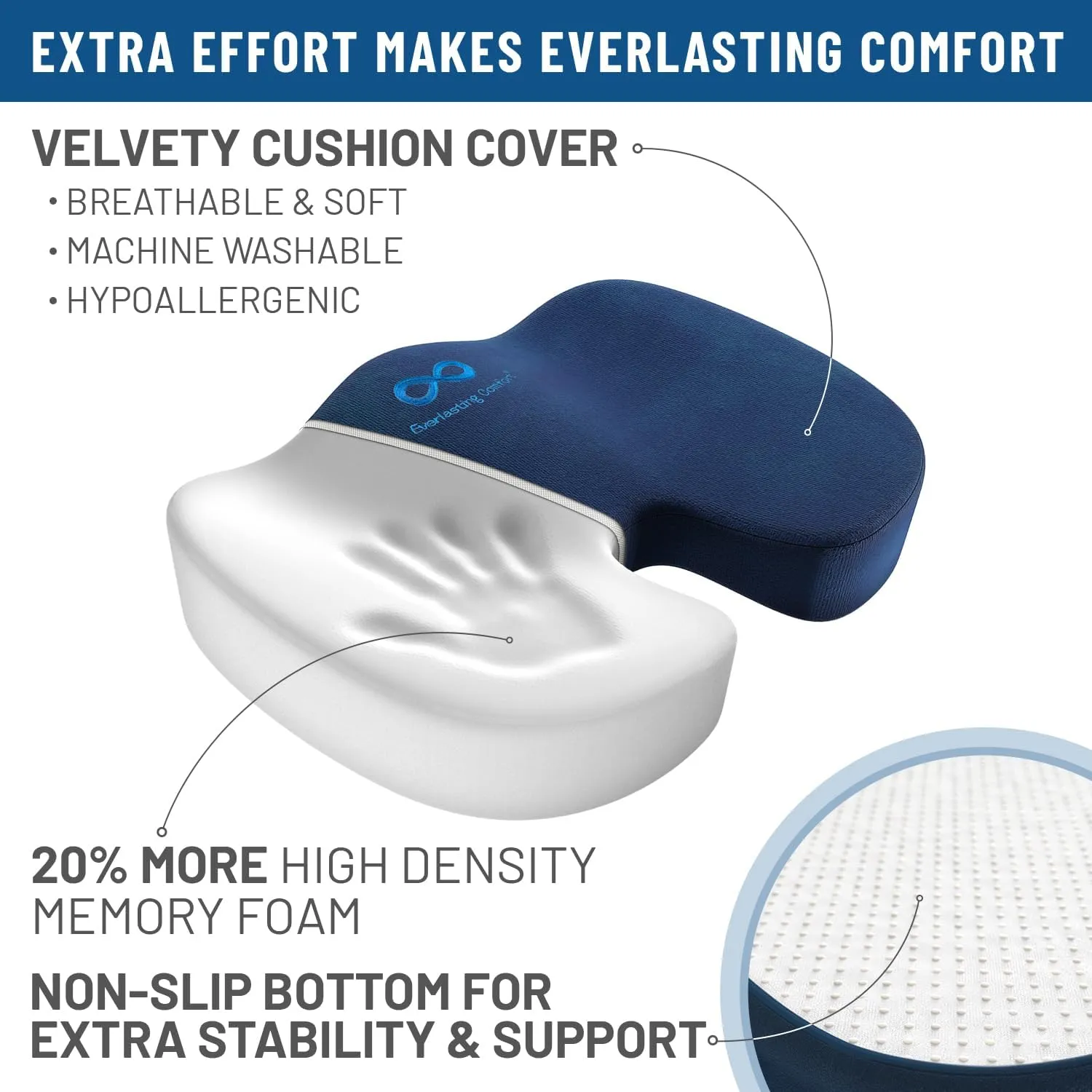 Memory Foam Seat Cushions for Office Chairs