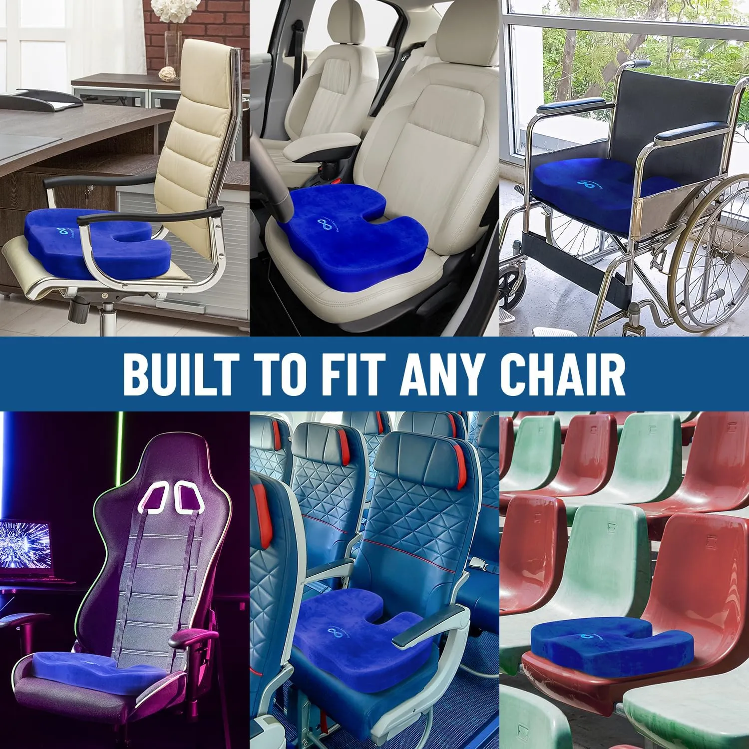 Memory Foam Seat Cushions for Office Chairs