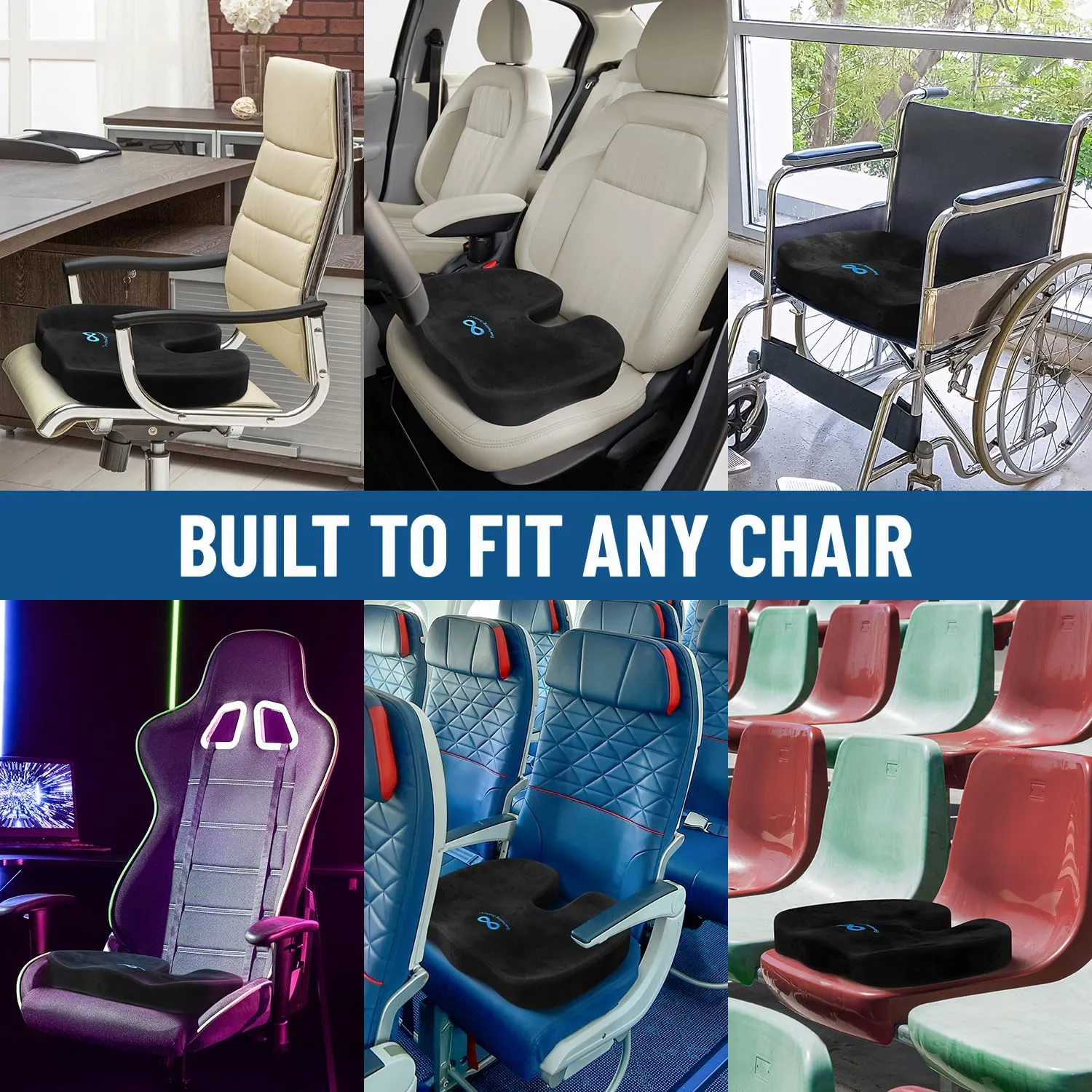 Memory Foam Seat Cushions for Office Chairs