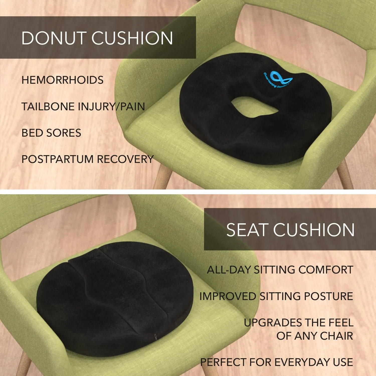 Memory Foam Seat Cushions for Office Chairs