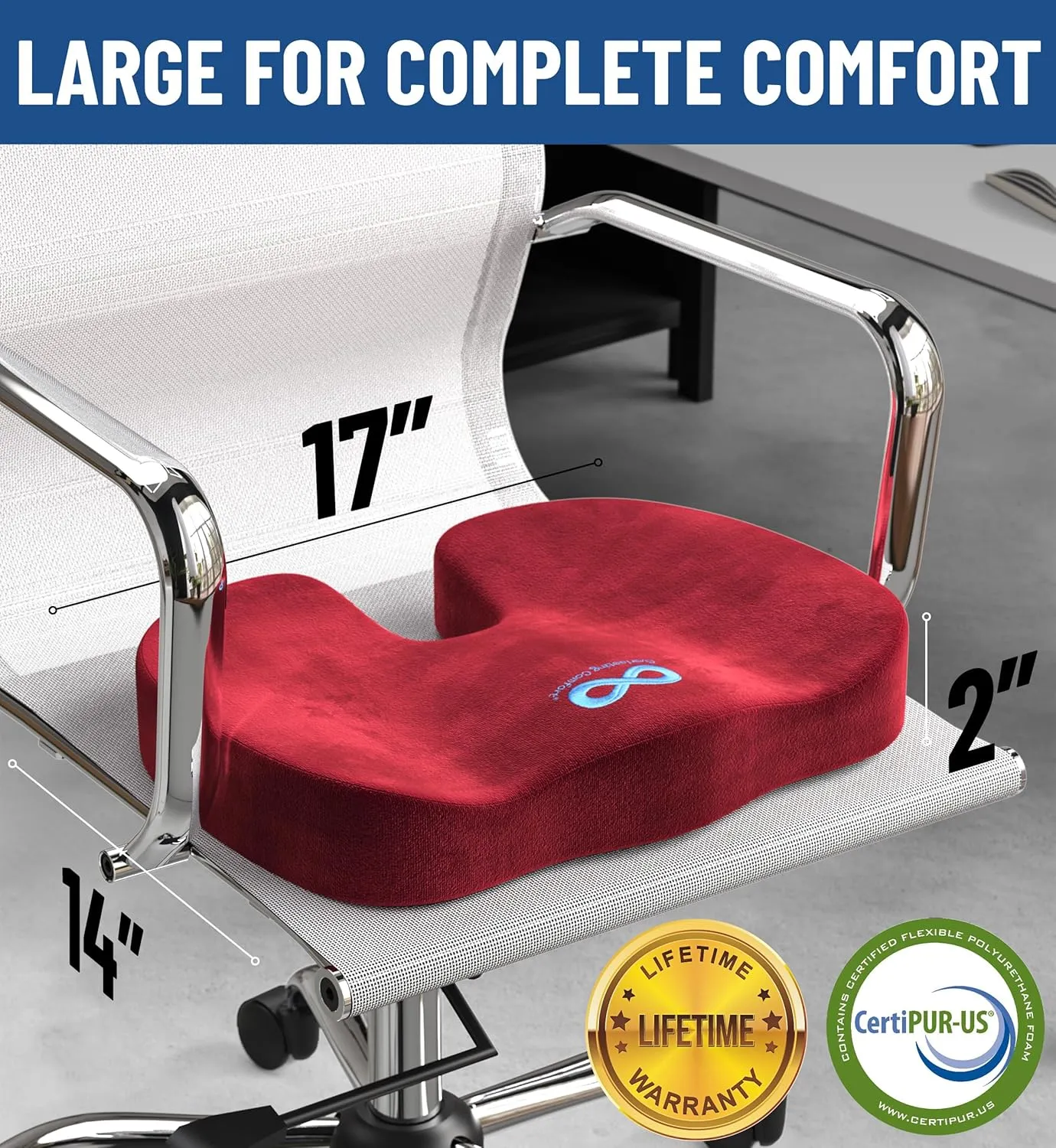Memory Foam Seat Cushions for Office Chairs