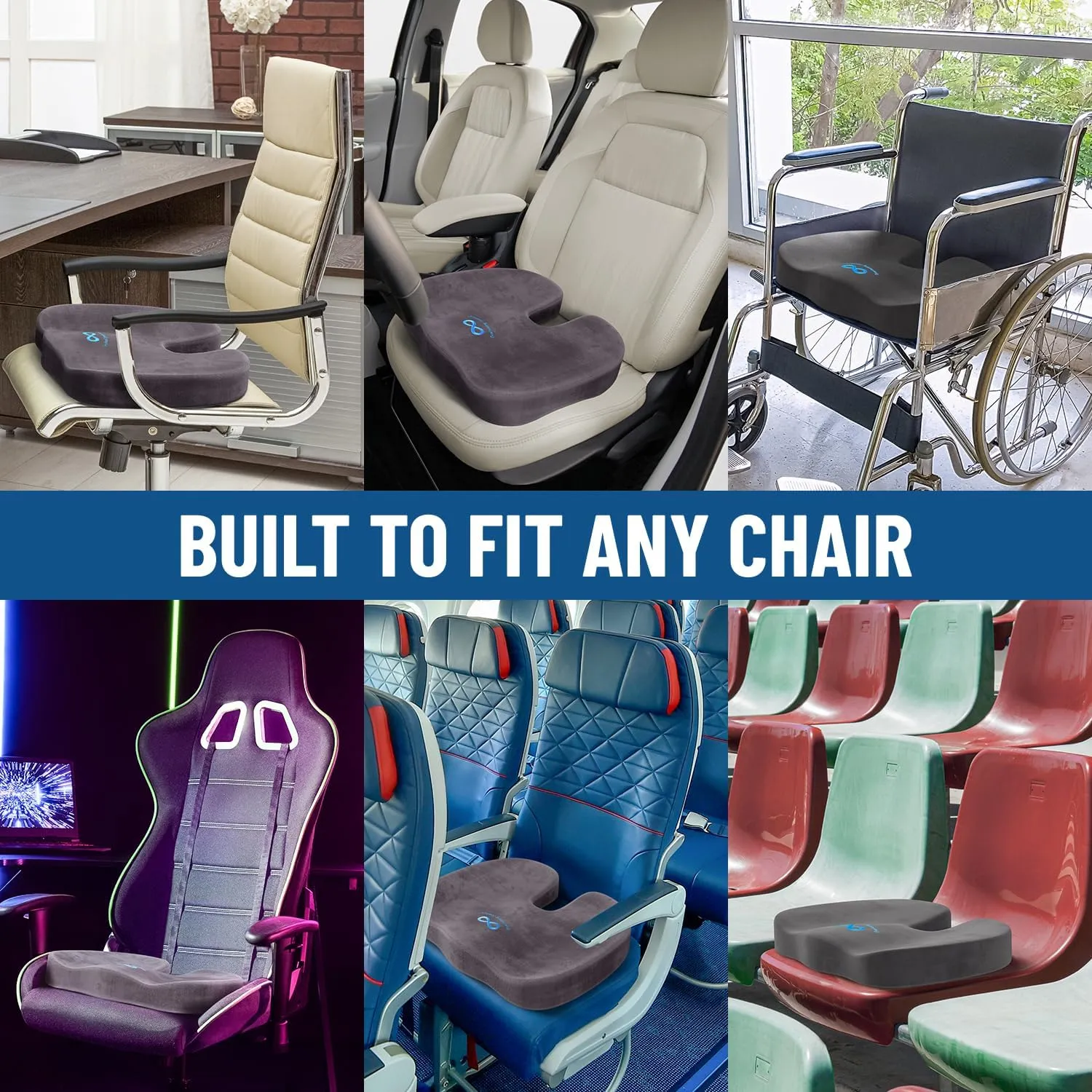 Memory Foam Seat Cushions for Office Chairs