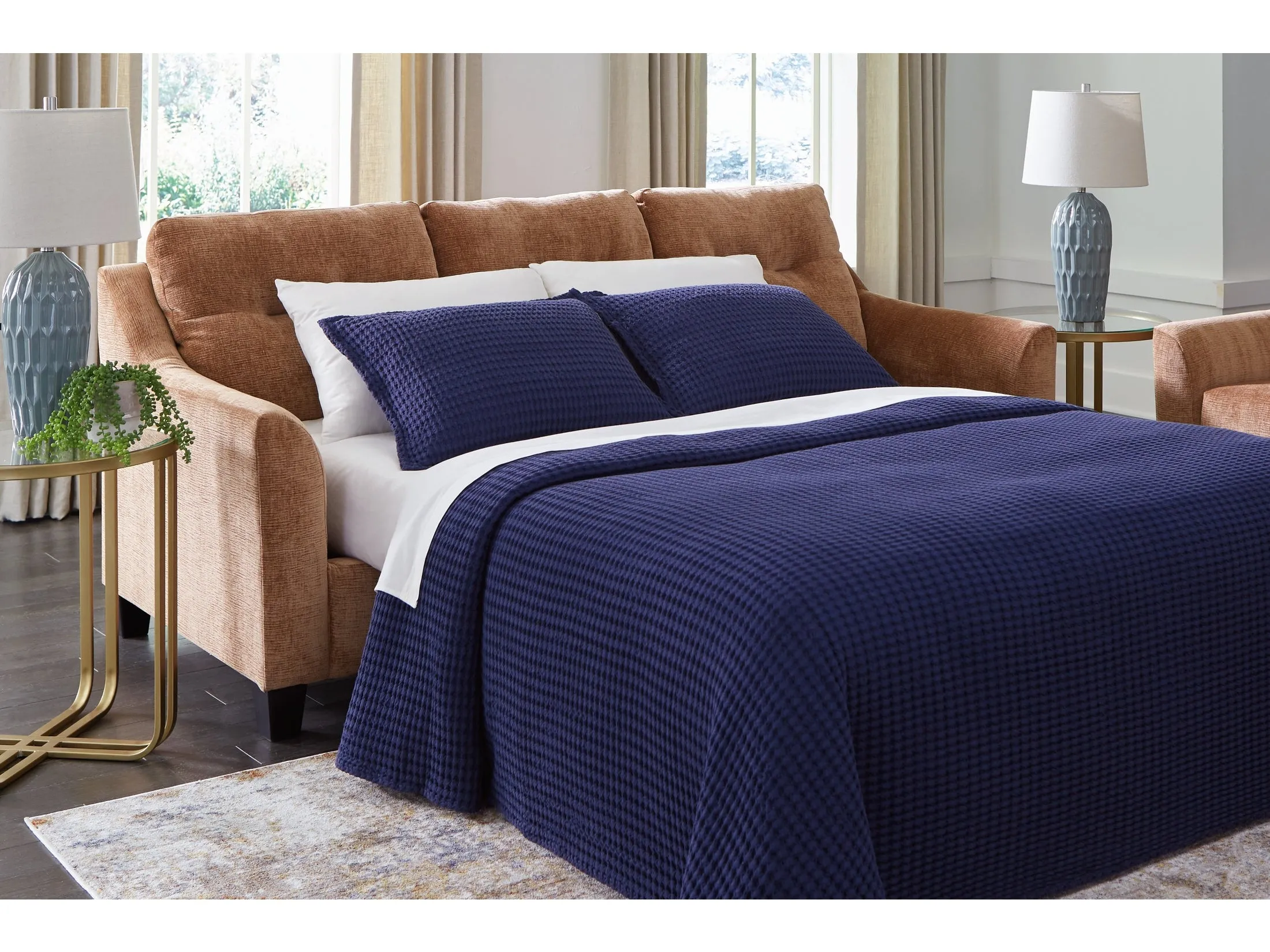 (Online Special Price) Amity Bay Clay Queen Sofa Chaise Sleeper