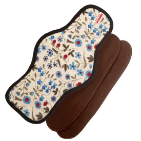 Organic Cotton Cloth Menstrual Pad Maxi Size with 2 inser liners: Gardenia