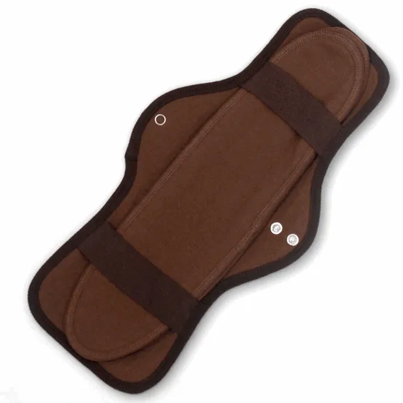 Organic Cotton Cloth Menstrual Pad Maxi Size with 2 inser liners: Gardenia