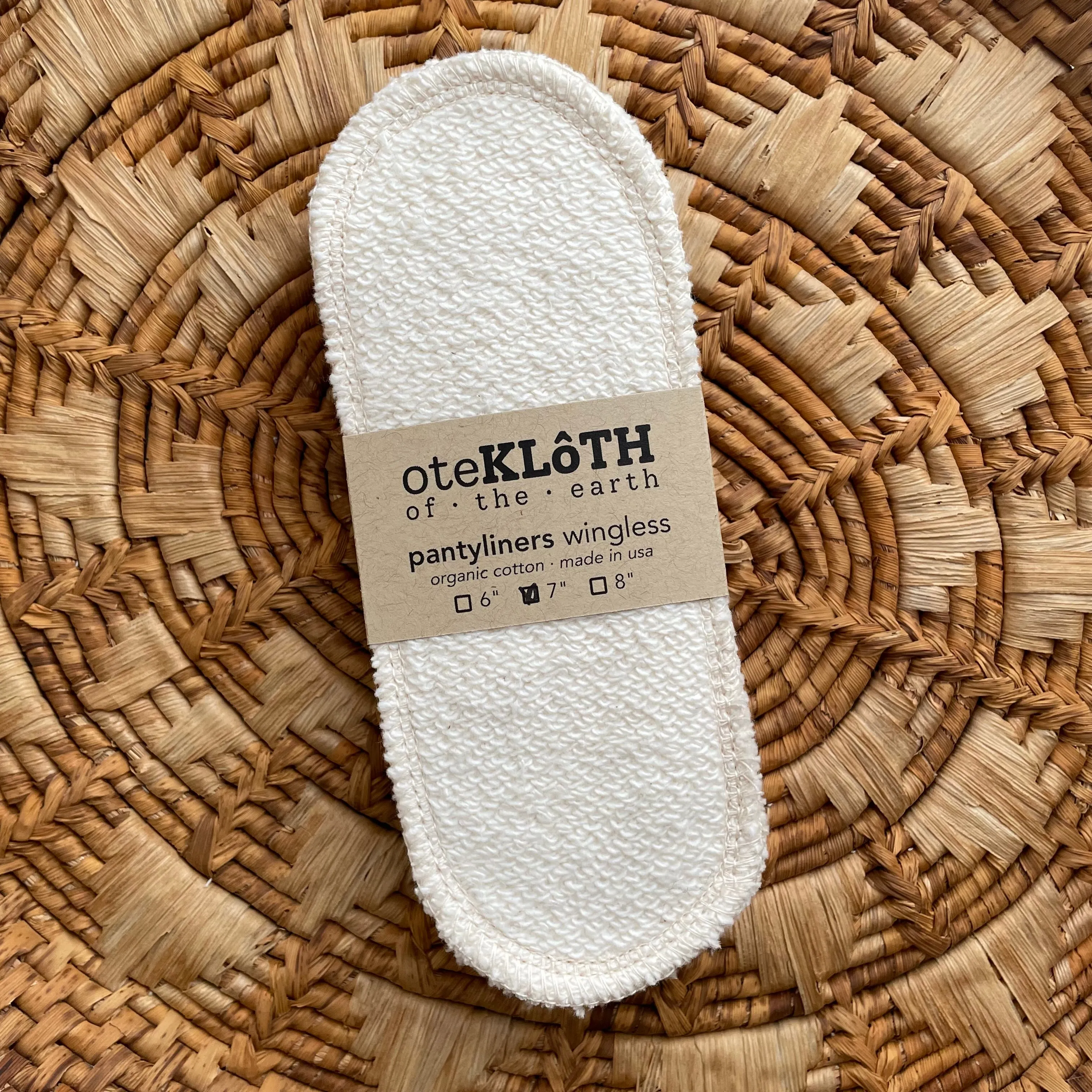 Organic Cotton Pantyliners | Wingless