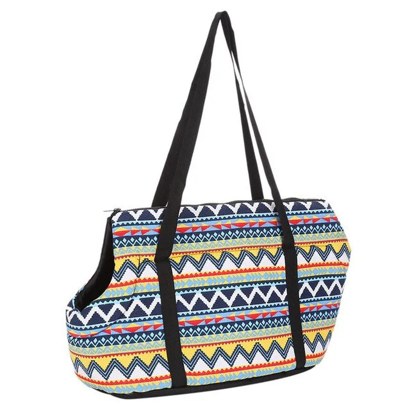 Outdoor Travel Sling Shoulder Dog Carrier Cozy Soft Classic Pet Bag for Yorkshire Terrier Portable Breathable Puppy Cat Backpack