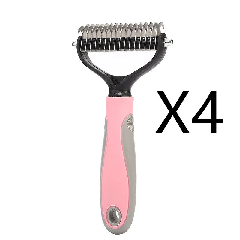 Pet Grooming Brush for Shedding Hair Removal