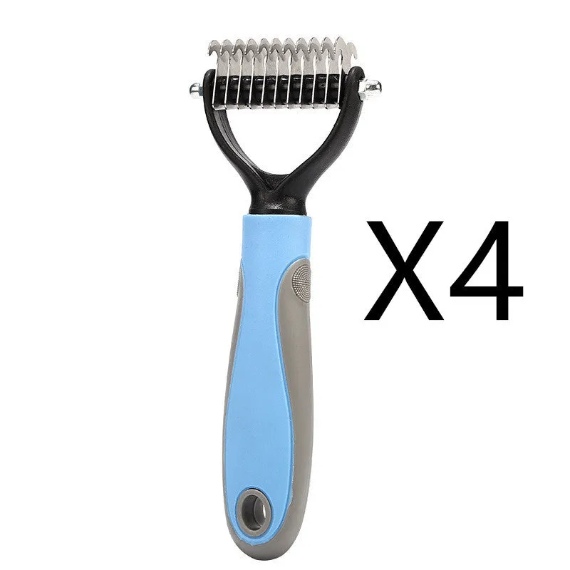 Pet Grooming Brush for Shedding Hair Removal