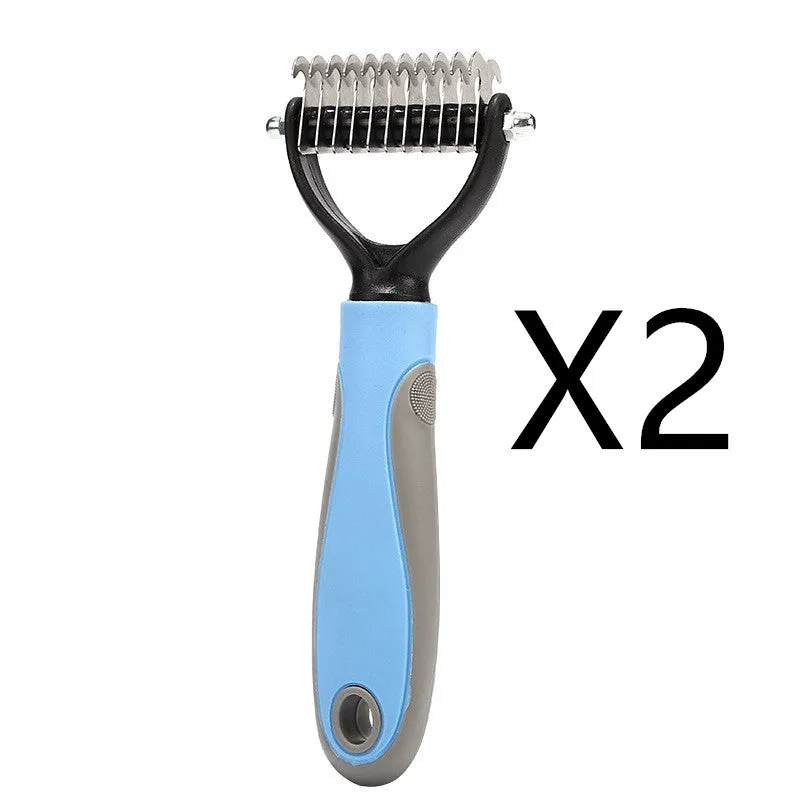 Pet Grooming Brush for Shedding Hair Removal