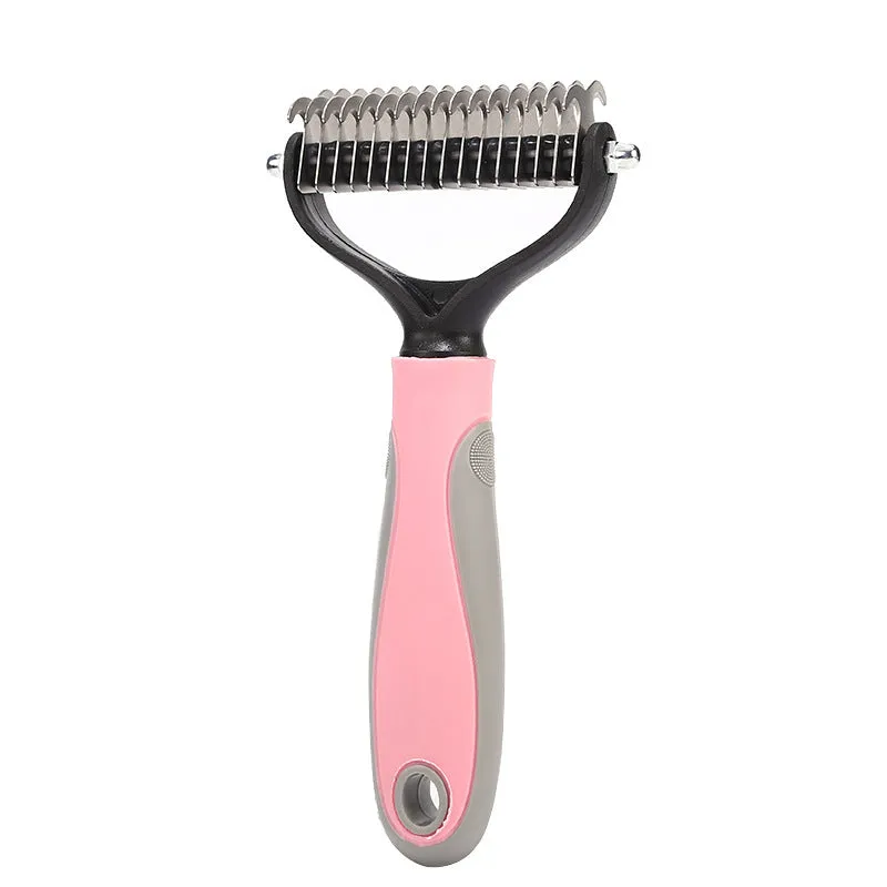 Pet Grooming Brush for Shedding Hair Removal