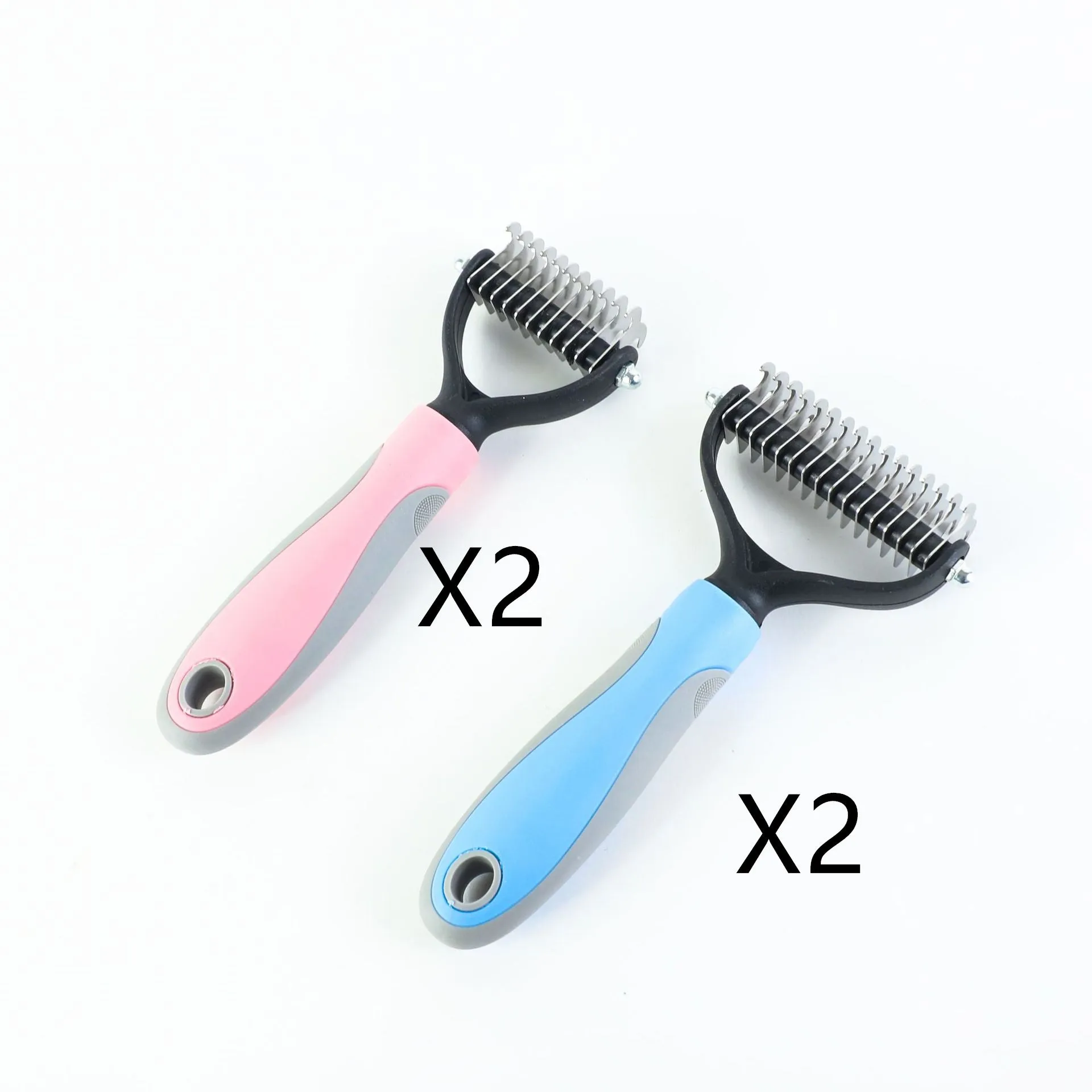 Pet Grooming Brush for Shedding Hair Removal