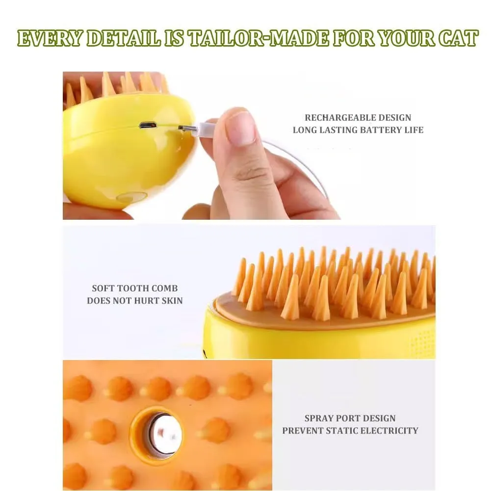 Pet Massage Steam Brush